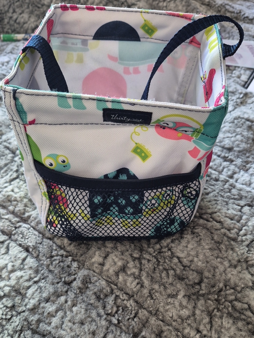 thirty-one 🖤 Multicolor Animal Print Fabric Storage Bin
